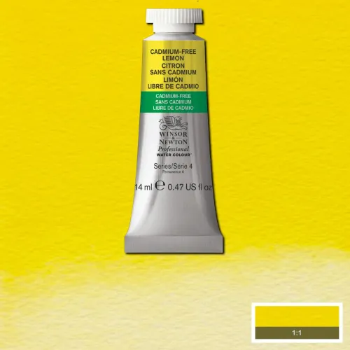 W&N АКВАРЕЛНА БОЯ PROFESSIONAL 14 МЛ - CADMIUM FREE LEMON