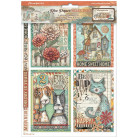 STAMPERIA FURRY FRIENDS ХАРТИЯ SELECTION 6БР А4 DFSA4XFF
