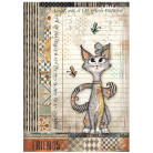 STAMPERIA FURRY FRIENDS ХАРТИЯ SELECTION 6БР А4 DFSA4XFF