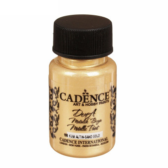 CADENCE АКРИЛНА БОЯ МЕТАЛИК DORA 50 МЛ. - SAND GOLD 198
