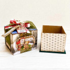 STAMPERIA SILENT NIGHT JUNK JOURNAL ФОКУС ТОЧКИ 8 ГРЪБЧЕТА И 8 СТРАНИЦИ С ИЗРЕЗКИ - SBJKS06