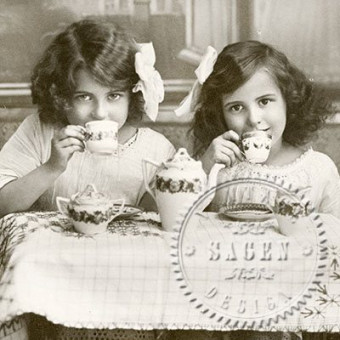 SAGEN VINTAGE NAPKINS FOR DECOUPAGE 33/33 CM - 80018