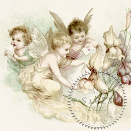 SAGEN VINTAGE NAPKINS FOR DECOUPAGE 33/33 CM - 80070