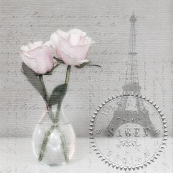SAGEN VINTAGE NAPKINS FOR DECOUPAGE 33/33 CM - 80072