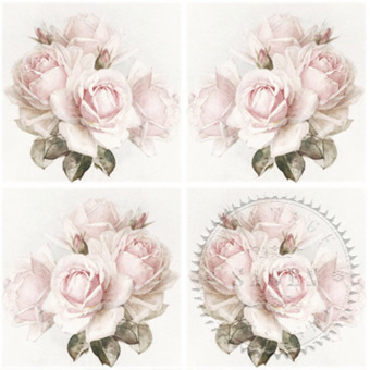 SAGEN VINTAGE NAPKINS FOR DECOUPAGE 33/33 CM - 80096
