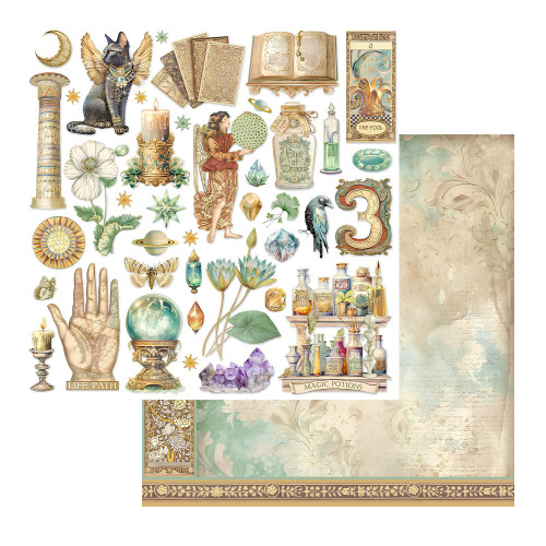 STAMPERIA FORTUNE DESIGNER CARD 30.5/30.5CM-SBB1001