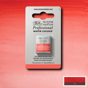 W&N АКВАРЕЛНА БОЯ PROFESSIONAL H/PAN - QUINACRIDONE RED