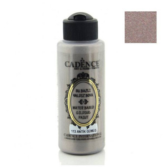 CADENCE ACRYLIC PAINT FOR GILDING 120 ML - ANTIQUE SILVER 113