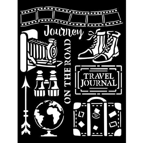 STAMPERIA MEDIA STENCIL - TEMPLATE 20 X 25 CM - KSTD113