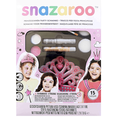 SNAZAROO FACE PAINT KIT PRINCESS PARTY