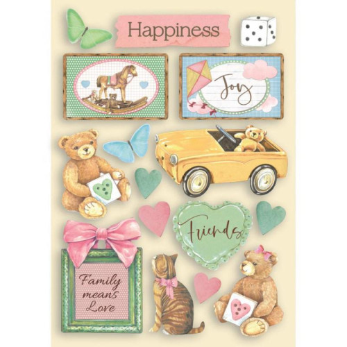 STAMPERIA ДЪРВЕНИ ФИГУРКИ ЗА ДЕКОРАЦИЯ KLSP118