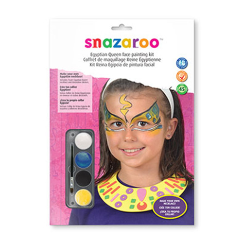 SNAZAROO FACE PAINTING KIT WITH NECKLACE EGYPTIAN QUEEN
