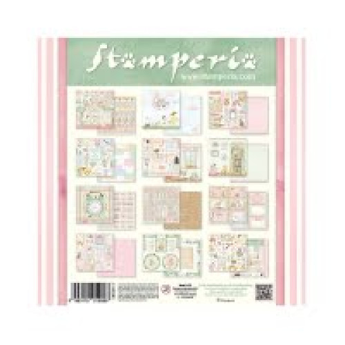 STAMPERIA БЛОКЧЕ ДИЗАЙНЕРСКА ХАРТИЯ 15,2/15,2 СМ - SBBXS12
