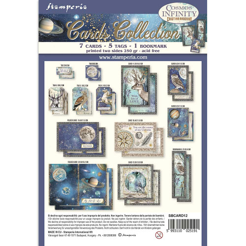 STAMPERIA CARDS COLLECTION - SBCARD12