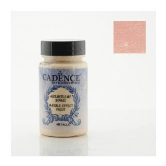 CADENCE БОЯ С МРАМОРЕН ЕФЕКТ 90 МЛ - SALMON PINK 128