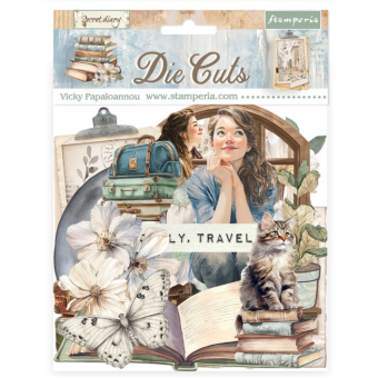 STAMPERIA SECRET DIARY DIE CUTS DFLDC128