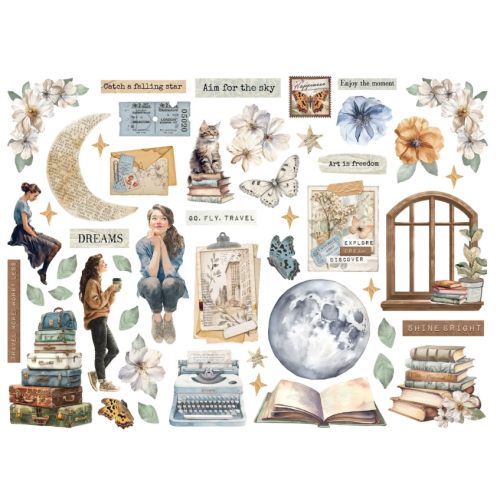 STAMPERIA SECRET DIARY DIE CUTS DFLDC128