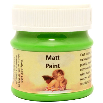 DAILY ART ACRYLIC PAINT MAT 50 ML - GREEN LEAVES