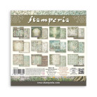 STAMPERIA HERBARIUM SILVAE BLOCK PAPER 20.3/20.3 CM - SBBS136