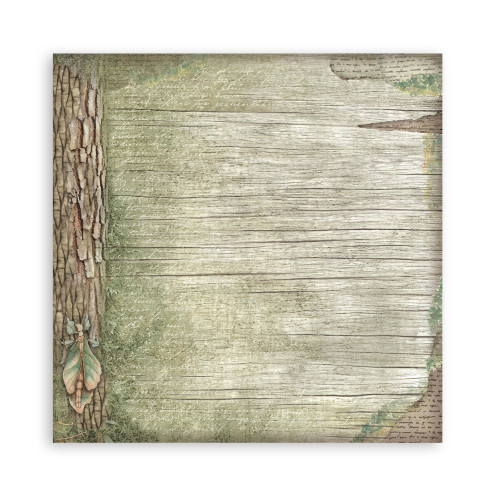 STAMPERIA HERBARIUM SILVAE BLOCK PAPER 20.3/20.3 CM - SBBS136