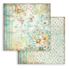STAMPERIA DAISY ART BLOCK PAPER 20.3/20.3 CM - SBBS138
