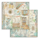 STAMPERIA DAISY ART BLOCK PAPER 20.3/20.3 CM - SBBS138