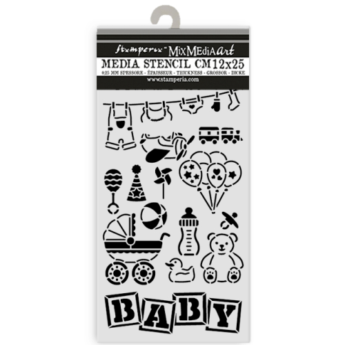 STAMPERIA BABY ШАБЛОН 12 Х 25 СМ - KSTDL145
