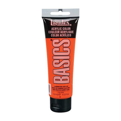 LIQUITEX АКРИЛНА БОЯ BASICS 118 МЛ-КАДМИЕВА ЧЕРВЕНА 1046510
