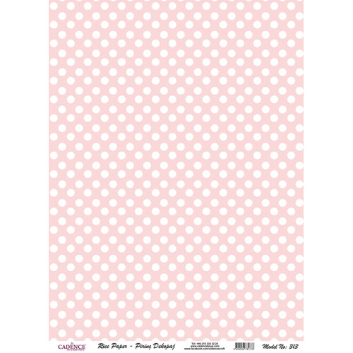 CADENCE DECOUPAGE RICE PAPER A4 - 313