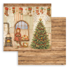 STAMPERIA SILENT NIGHT BLOCK PAPER 20.3/20.3 CM - SBBS148