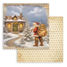 STAMPERIA SILENT NIGHT BLOCK PAPER 20.3/20.3 CM - SBBS148