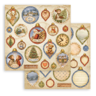 STAMPERIA SILENT NIGHT BLOCK PAPER 20.3/20.3 CM - SBBS148