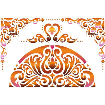 STAMPERIA UNIVERSAL REUSABLE TEMPLATE KSG154