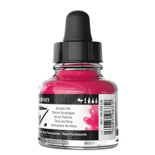 DALER ROWNEY ACRYLIC INK FW 29.5 ML - FLUO PINK 160029538