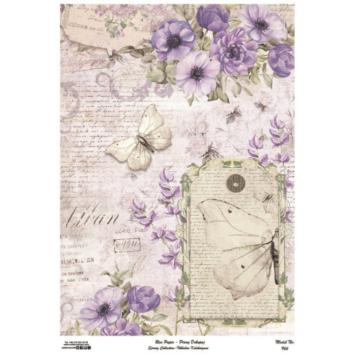 CADENCE DECOUPAGE RICE PAPER A3 - 966