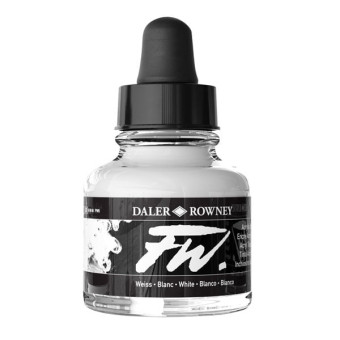 DALER ROWNEY ACRYLIC INK FW 29.5 ML - WHITE 160029011