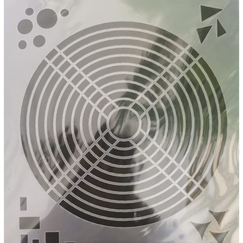 DAILY ART UNIVERSAL TEMPLATE A5 FAN DA17ST0198