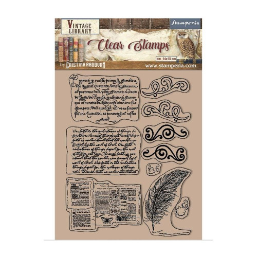 STAMPERIA CLEAR STAMPS 14/18CM - СИЛИКОНОВ ПЕЧАТ WTK172