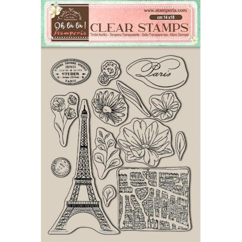 STAMPERIA CLEAR STAMPS 14/18CM - СИЛИКОНОВ ПЕЧАТ WTK174