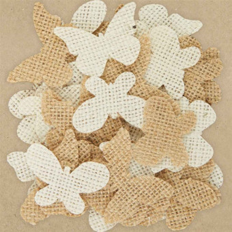 DOCRAFTS DECORATION ELEMENTS BUTTERFLIES 40 PCS. - PMA 174864
