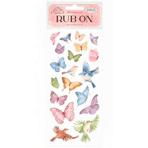 STAMPERIA STICKERS RUB ON 10.16/21.6CM - DFLRB18