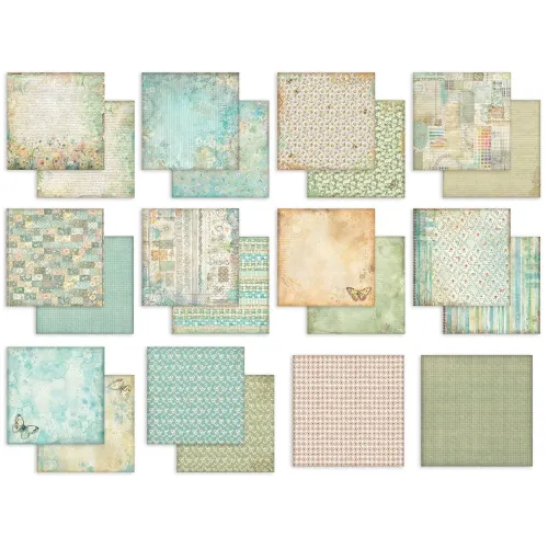 STAMPERIA DAISY ART BLOCK PAPER 30.5/30.5CM - SBBL183