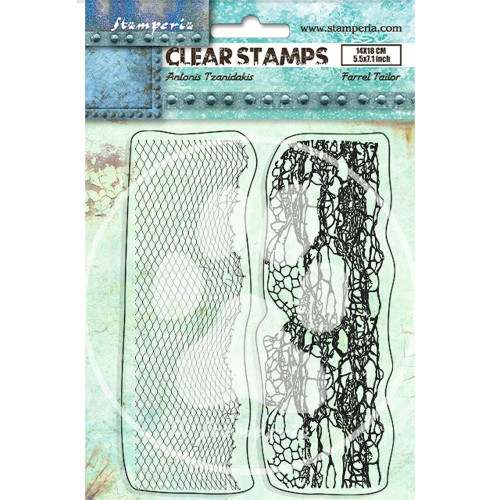 STAMPERIA SONGS OF THE SEA CLEAR STAMPS 14/18CM WTK184