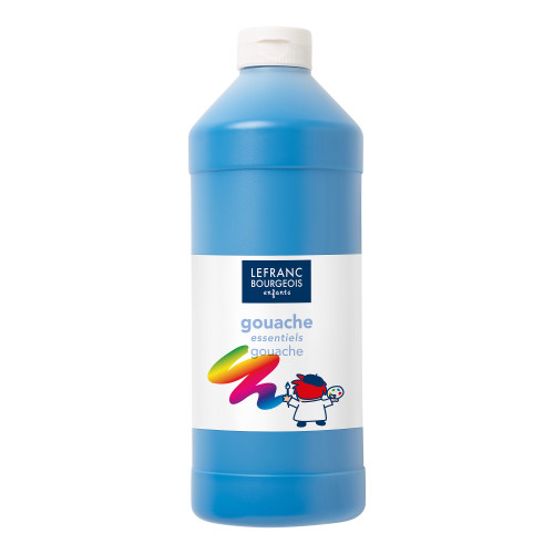 L&B TEMPERA PAINT 1 LITER - BLUE 188518