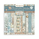 STAMPERIA WHITE CHRISTMAS BLOCK 30.5/30.5 CM - SBBL191