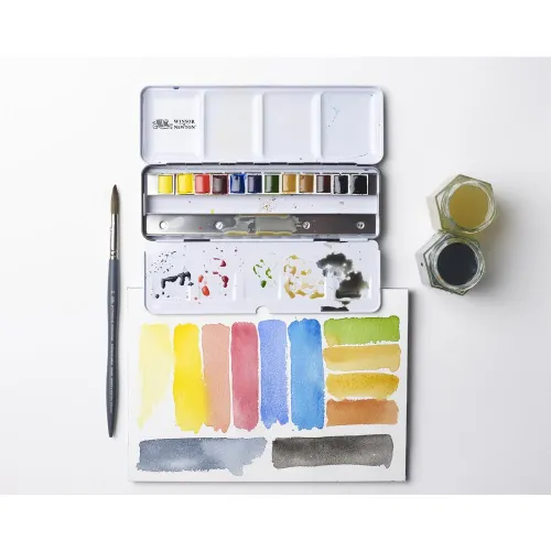 W&N АКВАРЕЛНА БОЯ PROFESSIONAL CUSTOMISABLE TRAVEL TIN 12ЦВ