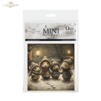 ITD COLLECTION MINI RICE PAPER К-КТ 6БР 14.8X14.8CM - RSM207