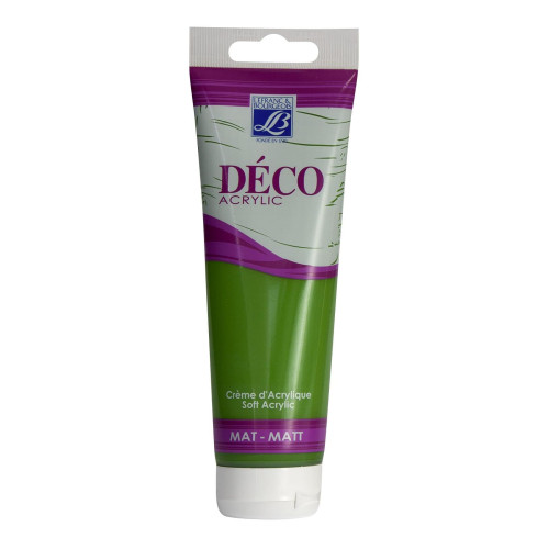 L&B ACRYLIC PAINT DECO MAT 120 ML - CHLOROPHYLL 571