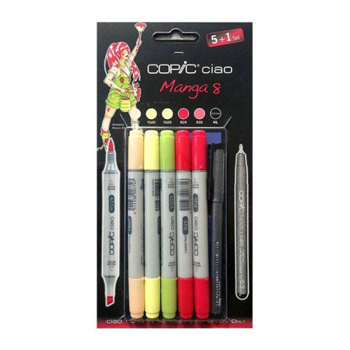 COPIC CIAO SET - 5+1 MANGA SET # 8