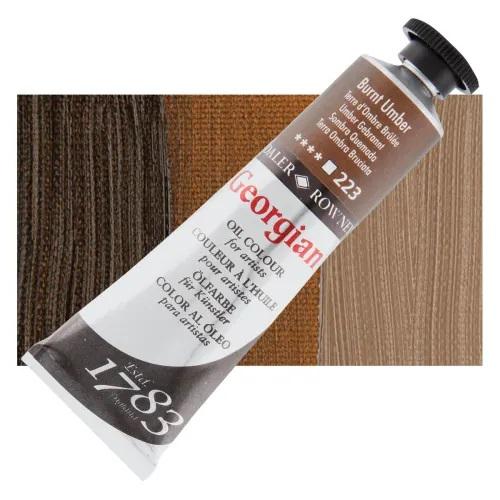 DALER ROWNEY МАСЛЕНА БОЯ GEORGIAN 225 МЛ. - BURNT UMBER